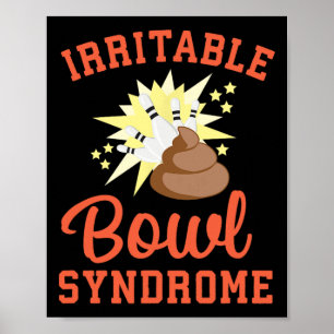Rolig Ibs Bajsande Skämt Irritabel Tarm Syndrom Bo Poster