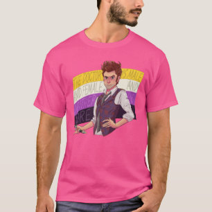 Rolig Icke-binär Doctor Who Fjortonde Doktor T Shirt