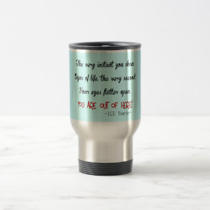 Rolig ICU-sjuksköterskatravel mug Resemugg