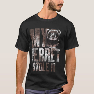 Rolig idé för djurälskare Min iller stal det T Shirt