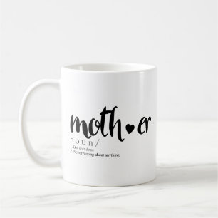 Rolig idé för gåva för mors dag för kaffemugg
