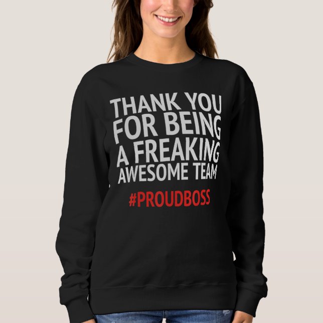 Rolig idé för medarbetarskapande för chefdagen t shirt (Framsida)