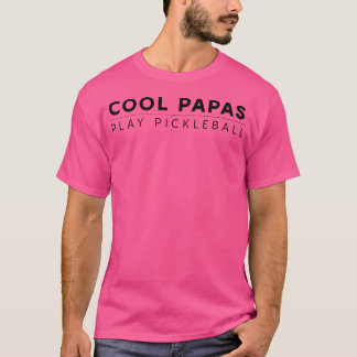 Rolig idé för pensionärer - Coola pappor spelar Pi T Shirt