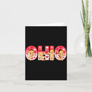 Rolig idisslande Ohio Mellanvästern Party O-h-i-o  Kort