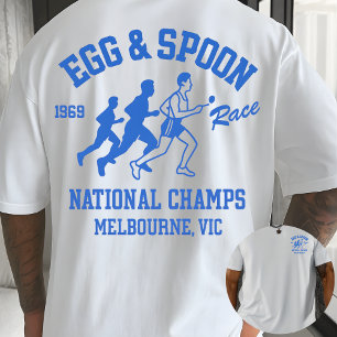 Rolig idrottsdag ägg- och skedlopp Melbourne T Shirt