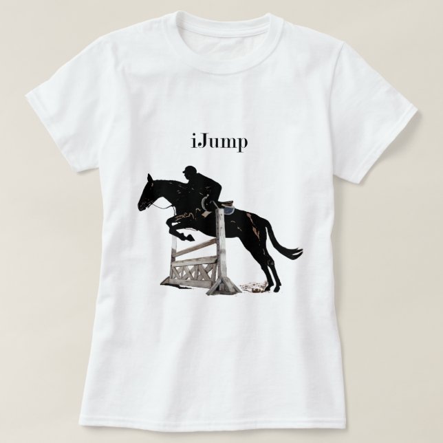 Rolig iJumphäst Tee (Design framsida)