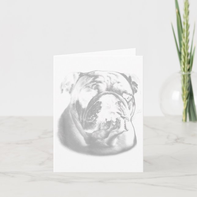 Rolig illustration av hund som röker cigarett kort (Framsida)