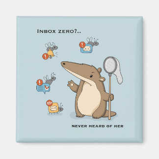 Rolig Illustration av Myrslok som Jagar Notiser Magnet