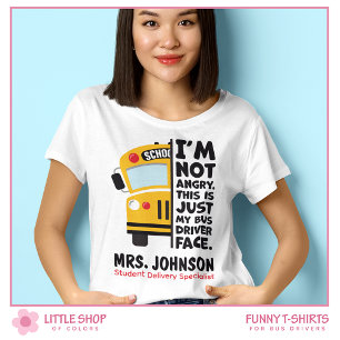Rolig Ilsken Grundskole Bussförare T Shirt