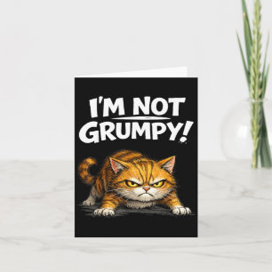 Rolig Ilsken Katt Jag Är Inte Grinig Litten Katt M Kort