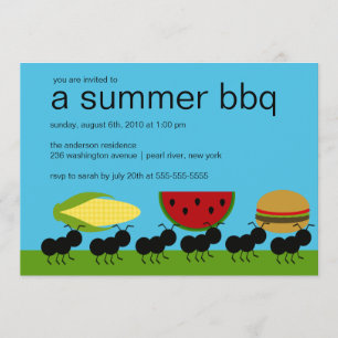 Rolig inbjudan för våldsamt slag för MYRAsommarBBQ