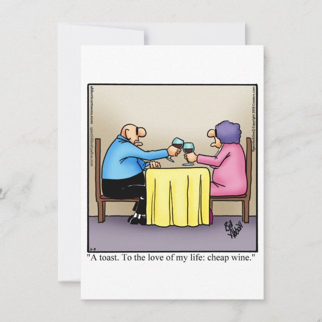 Rolig inbjudan till 50-års bröllopsjubileum fest (Framsida)