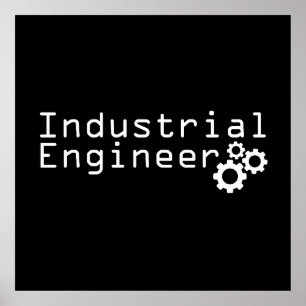 Rolig industriell ingenjörskonst för ingenjörer poster