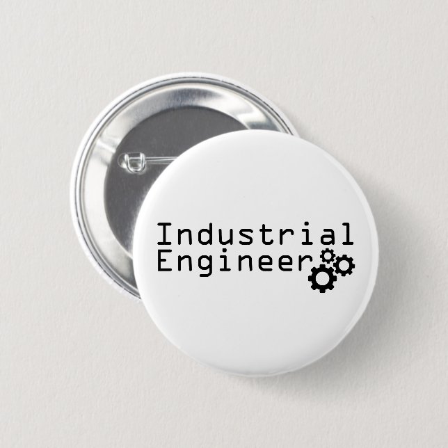 Rolig industriell ingenjörskonst knapp (Framsida & baksida)
