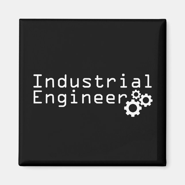 Rolig industriell ingenjörskonst magnet (Framsidan)