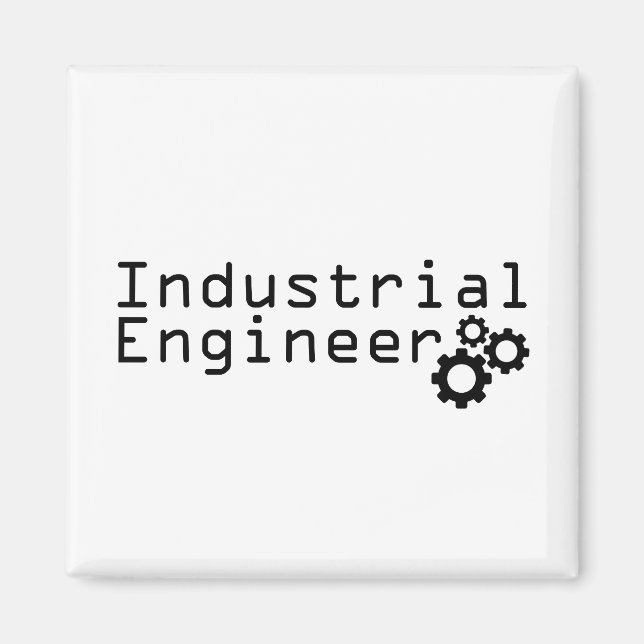Rolig industriell ingenjörskonst magnet (Framsidan)