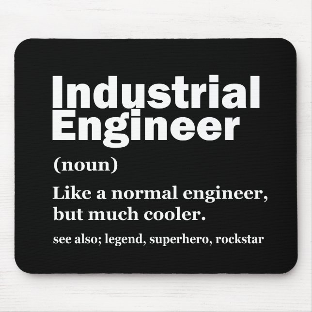 Rolig industriell ingenjörskonst musmatta (Framsidan)