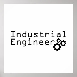 Rolig industriell ingenjörskonst poster