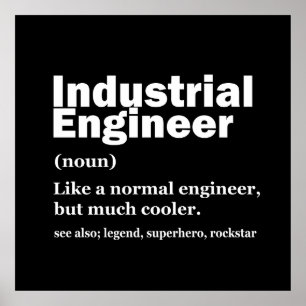 Rolig industriell ingenjörskonst poster
