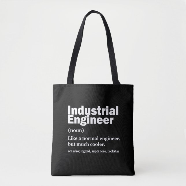 Rolig industriell ingenjörskonst tygkasse (Framsida)