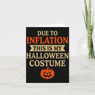 Rolig inflations Halloween-kostym Matchande par Kort