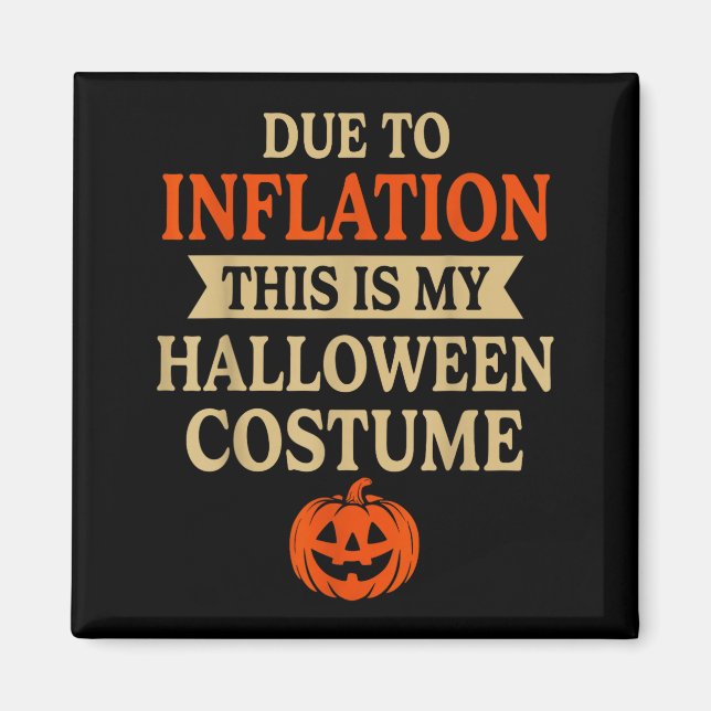 Rolig Inflations Halloween-kostym Matchande Par Magnet (Framsidan)