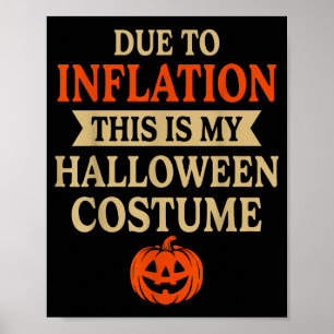 Rolig Inflations Halloween-kostym Matchande Par Poster