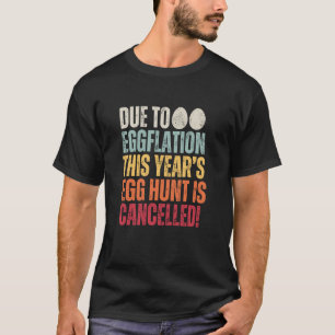 Rolig Inflations Meme Eggflation Påskäggjakt Ca T Shirt