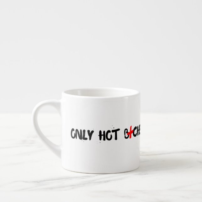 Rolig influencer-citat för heminredning espressomugg (Vänster)