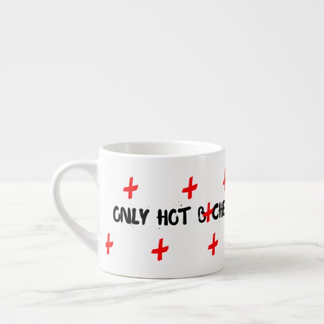 Rolig influencer-citat för heminredning espressomugg (Vänster)