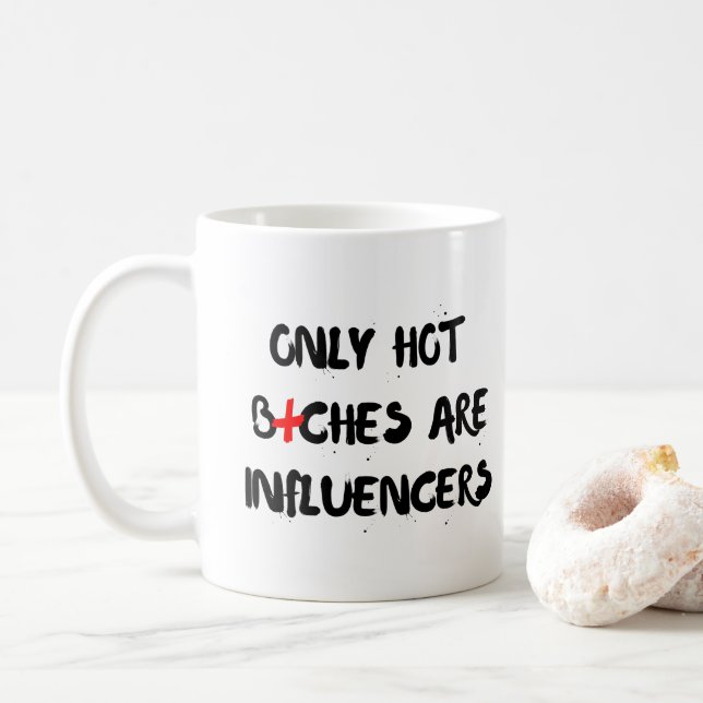 Rolig influencer-citat-mugg-gåva för heminredning kaffemugg (Med munk)
