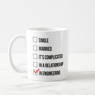 Rolig ingenjör kaffemugg