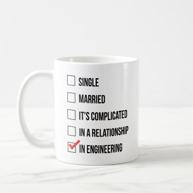 Rolig ingenjör kaffemugg (Vänster)