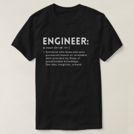 Rolig ingenjördefinition t shirt