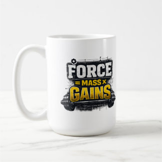 Rolig ingenjörs gymtröja Kraft Massor Förstärkning Kaffemugg