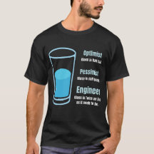 Rolig ingenjörsglas dubbelt så stort som det behöv