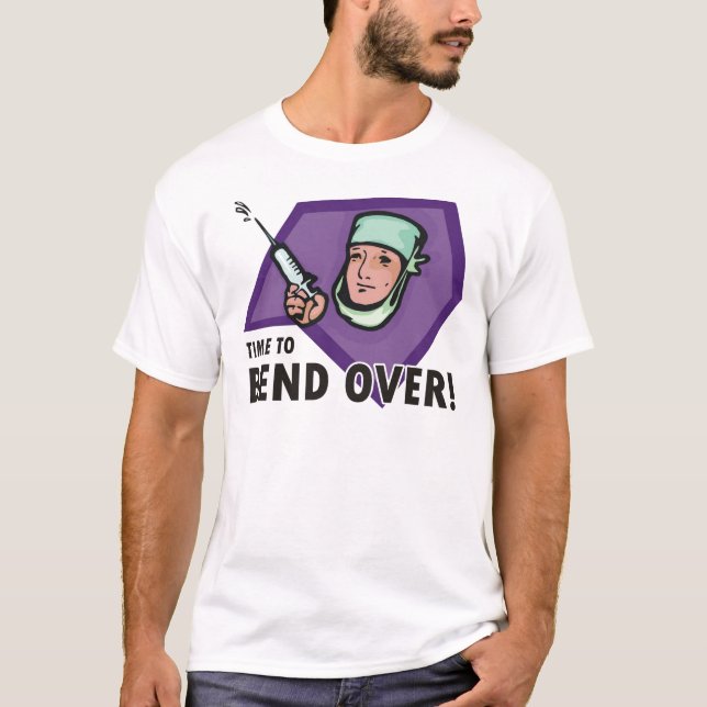 Rolig injektiondoktor/sjuksköterska - spruta t-shirt (Framsida)