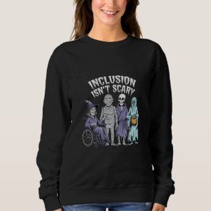 Rolig inkludering är inte läskig lärare Halloween T Shirt