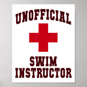 Rolig inofficiell simlärare pool camp sim Tr Poster