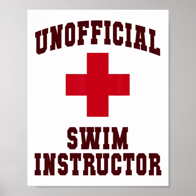 Rolig inofficiell simlärare pool camp sim Tr Poster (Framsidan)