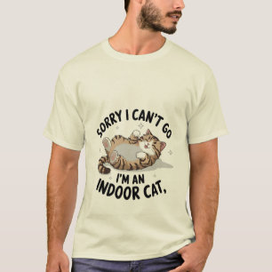 Rolig "Inomhuskatten" Relaterbar Sassy Kattunge ✨� T Shirt