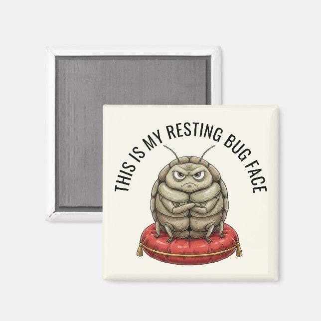Rolig Insekt Skalbagg Magnet (Front/Back)