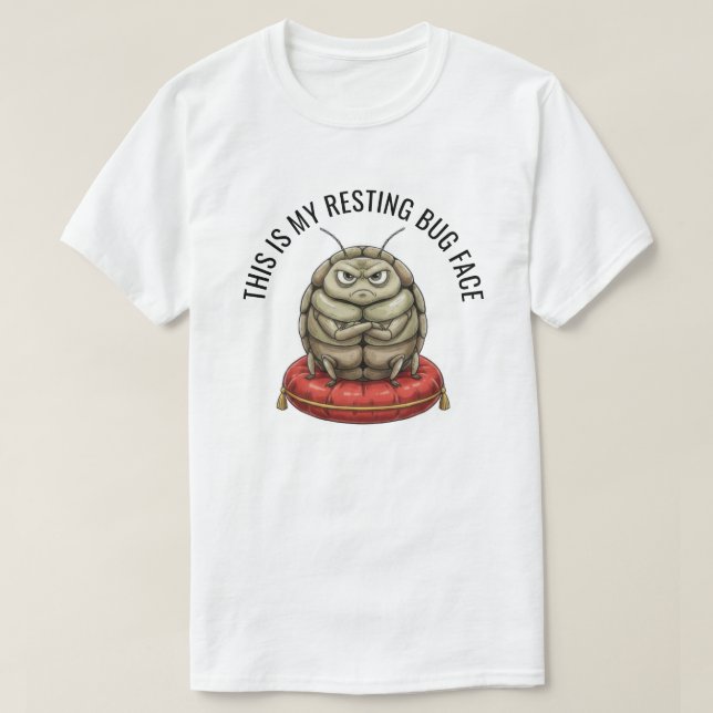 Rolig Insekt Unisex T Shirt (Design framsida)