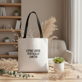 Rolig inspirerande humorcitat typografi tygkasse