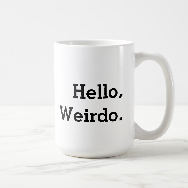 Rolig Inspirerande Motiverande Kaffemugg (Höger)