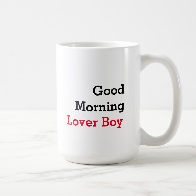 Rolig Inspirerande Pojkvän Kaffe Mugg (Höger)