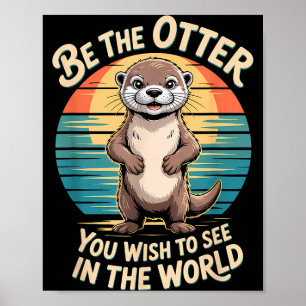 Rolig Inspirerande Utter Positivitet Motiverande  Poster