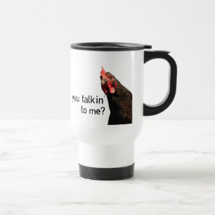 Rolig inställninghöna - dig talkin till mig? resemugg