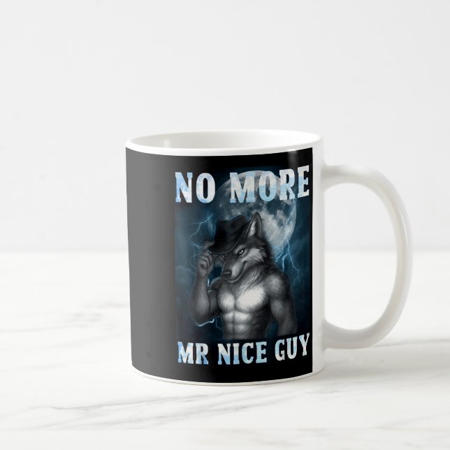Rolig Inte Mer Snäll Guy Alfahanne Meme Urskruvad Kaffemugg (Höger)