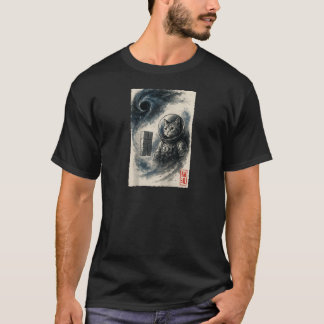 Rolig Interstellär Katt Astronaut Kittel Rymd Sci T Shirt